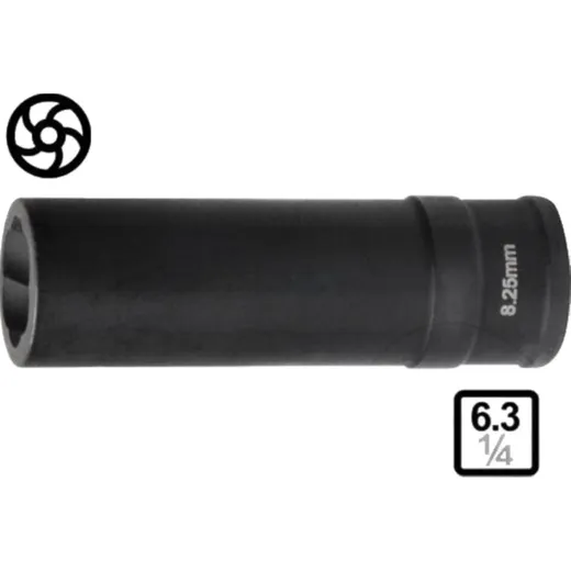 socket SPIRAL 1/4 8.25