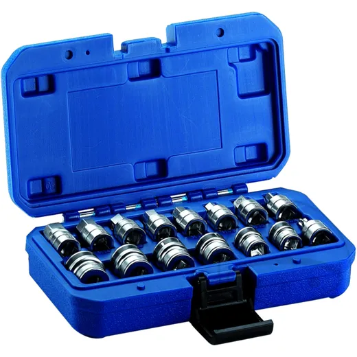 Magnetic Oil Drain Plug Tool Kit, 15 Piece