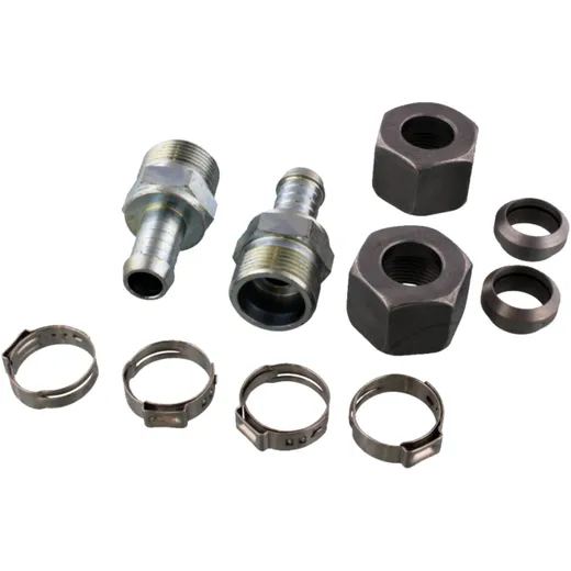 Thread Nipple and Nut Set for 16mm Pipes