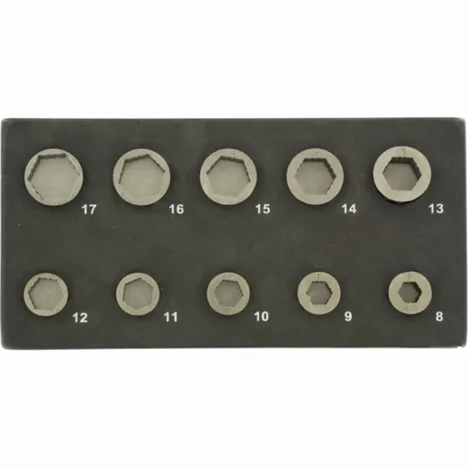 Schraubenausdr kit 10 piece