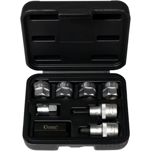 CONDOR Shock Absorber Tool Kit 8 Piece for Motorcycles