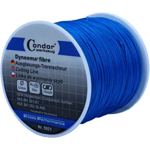 High-Strength Cutting Cord 0.8 mm for precise glazing