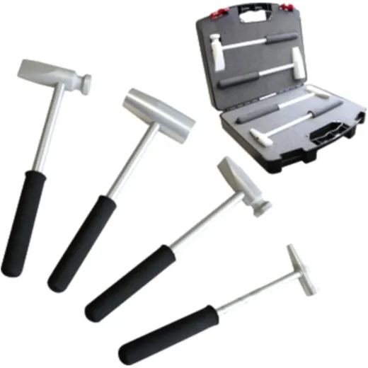 4-Piece Aluminium Hammer Set for Body Repair