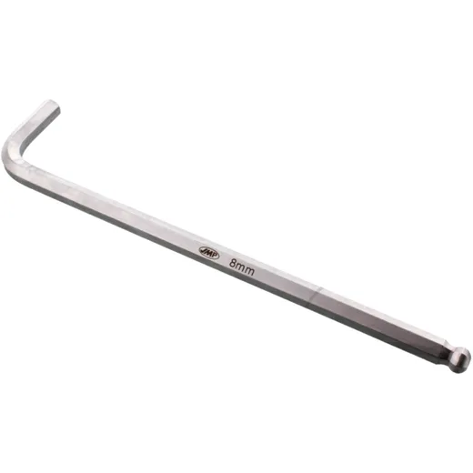 Angle Hex Wrench DR 8.0 mm with Ball Head for Internal Hex