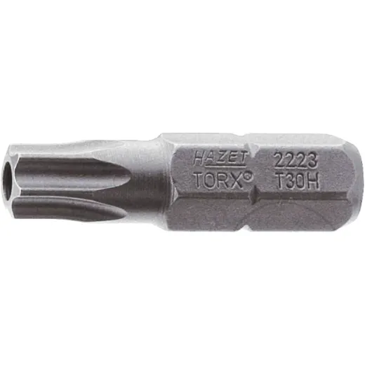 Bit Torx T30H with Hole 25 mm for 1/4 Inch Drive