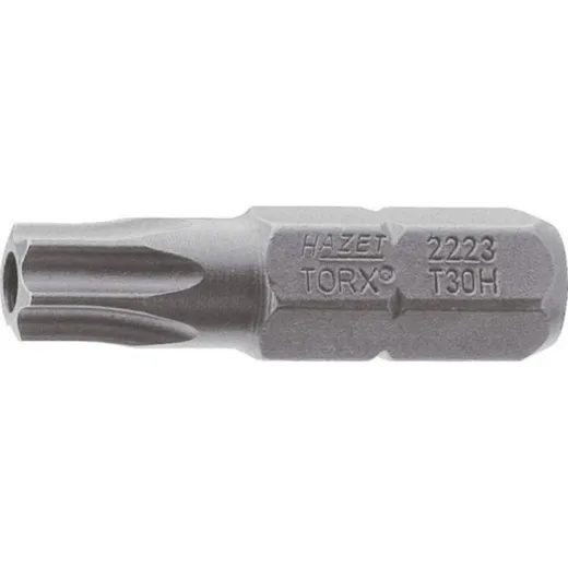 Bit Torx T7H mit Loch 1/4