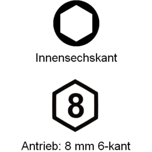 Innensechskant Bit 14 mm für Schraubendreher 5/16 Zoll_0