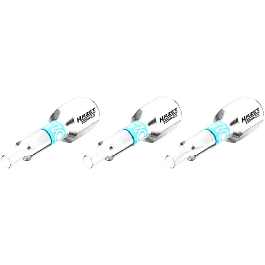 Hazet Innen-Sechskant-Bit 2,5 mm - 1/4 Zoll (6,3 mm) - 3-teilig
