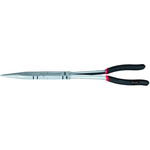 Vigor Flat Nose Pliers Double Joint Straight 340mm Long for Motorcycles