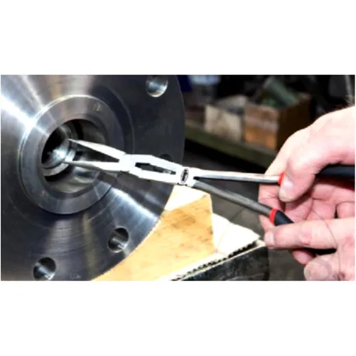 Vigor Flat Nose Pliers Double Joint Straight 340mm Long for Mot