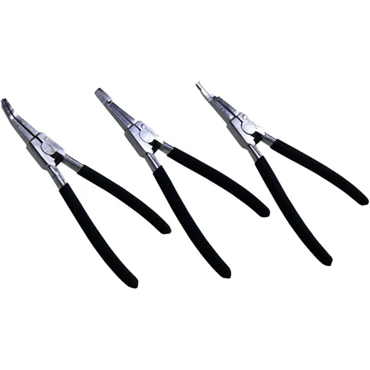 PLIER SET SILVER-RINGE 3 PIECE Special for Motorcycles