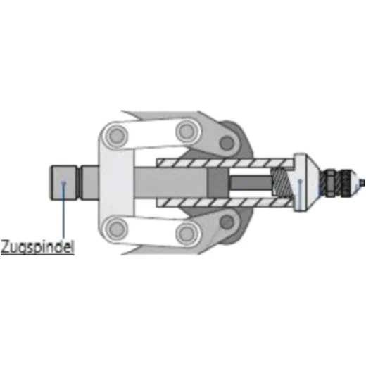 Pulling spindle