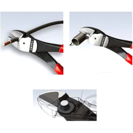 Knipex Side Cutters 160 mm with Plastic Grip_0