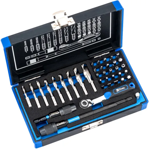 Twist Drill Bit & Bit Set 38 Piece HSS-G M2