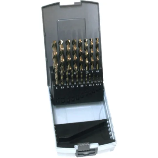 19 Piece Twist Drill Set HSSE-CO 1.0-10.0 mm