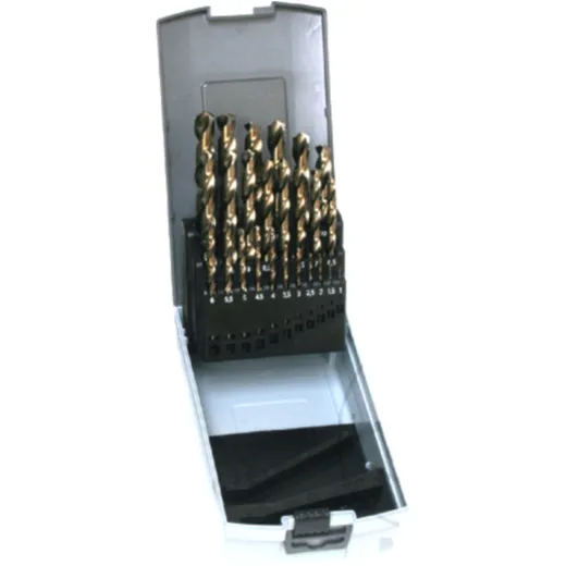25-Piece Twist Drill Set HSSE-CO 1.0-13.0 mm