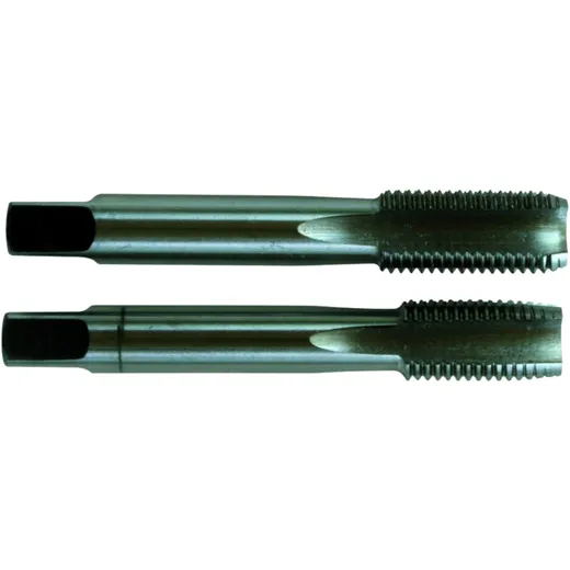 2-Piece M10 x 1.00 Hand Tap Set - HSS for precise threading
