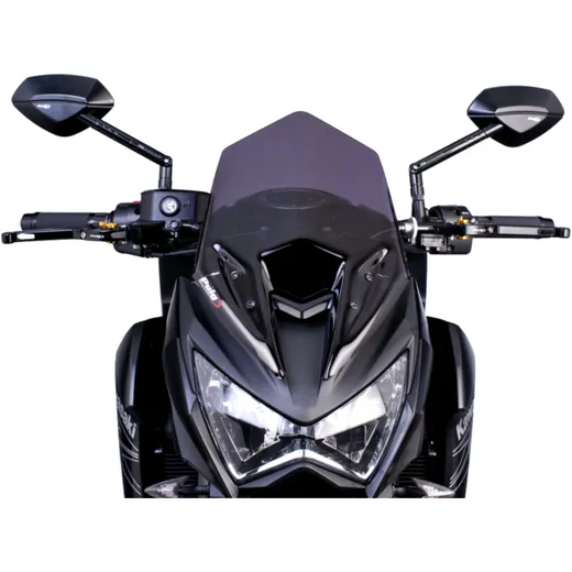 Sportscheibe New Generation Puig für Nakedbike dunkel passend für: Kawasaki Z