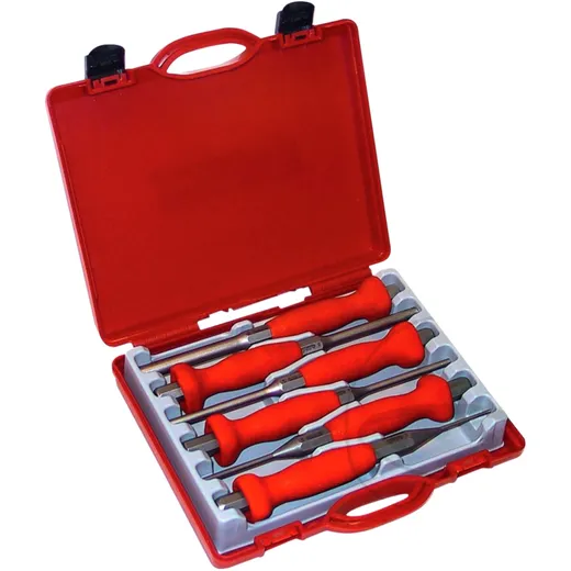 6-Piece Pin Punch Set with Air Grip Handle