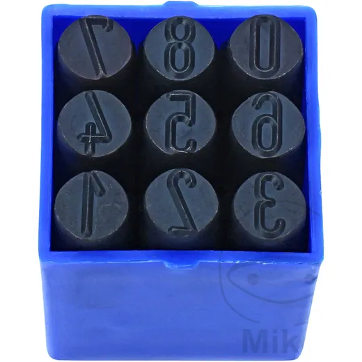 STEEL DIGITS 5MM for Chassis Numbers