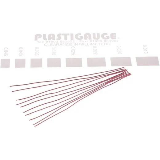 Plastigauge Fine Measuring Strips 0.018 - 0.045 mm for precise measurements