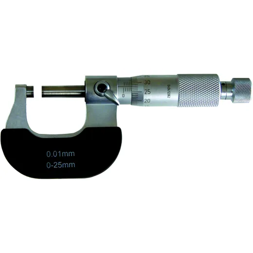 Micrometer 0-25 mm with Ratchet Grip
