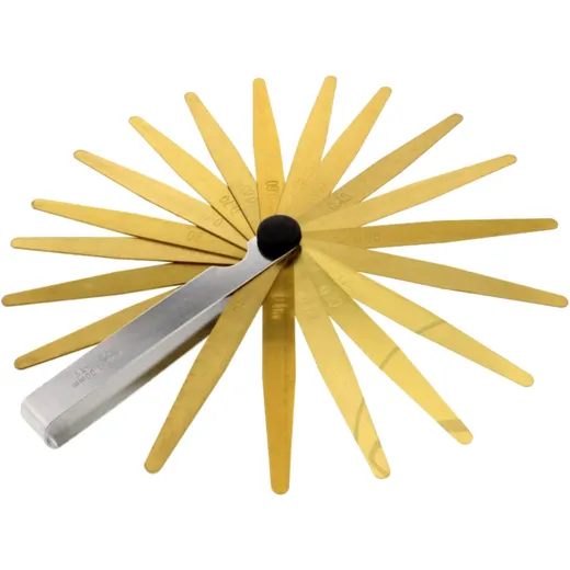 Feeler Gauge Set 0.05-1.00 mm, 20 Nickel Plated Blades