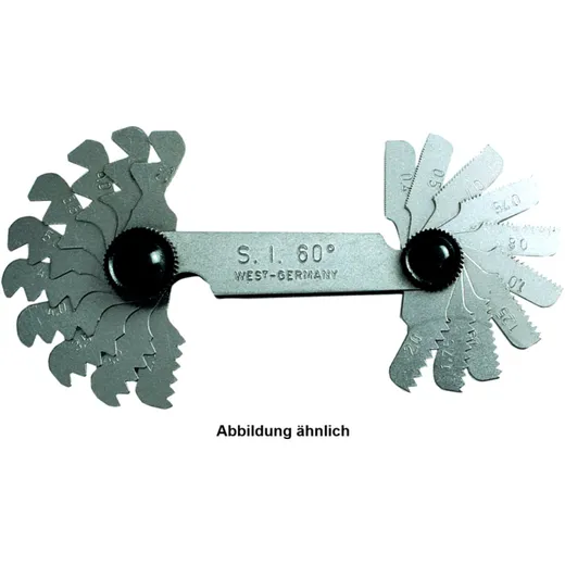 Thread Pitch Gauge Set for accurate thread measurement 48 Blades MM/INCH
