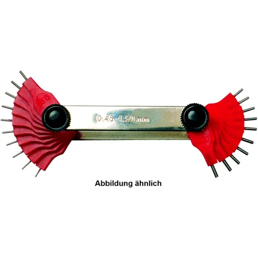 Düsenlehren-Satz 0.45-1.50 mm für Motorrad