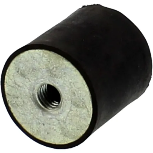 Gummi-Metall-Puffer 30X30 für Motorräder mit 2x M8 IG