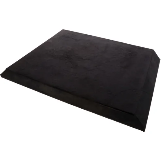 Gummiplatte für Motorräder 400X300X40mm mit abgeschrägten Kanten