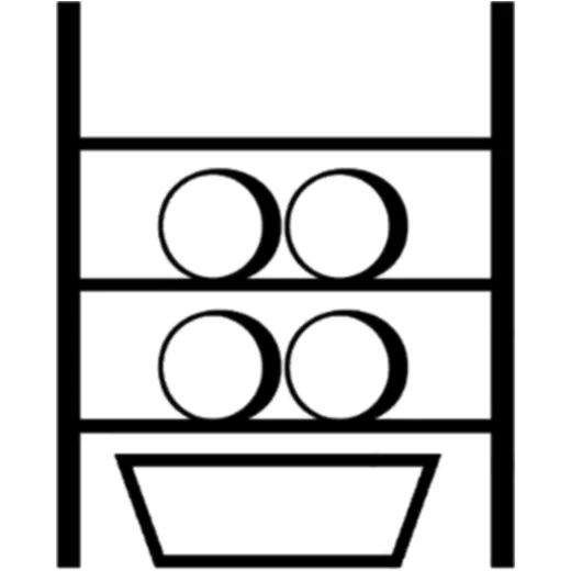 Barrel Shelf with Catchment Basin for 4x60 L Drums_0