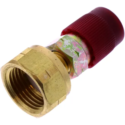 Adapter für Kältemittel R134a - 2-teiliger HD 134A für Pfandflasche