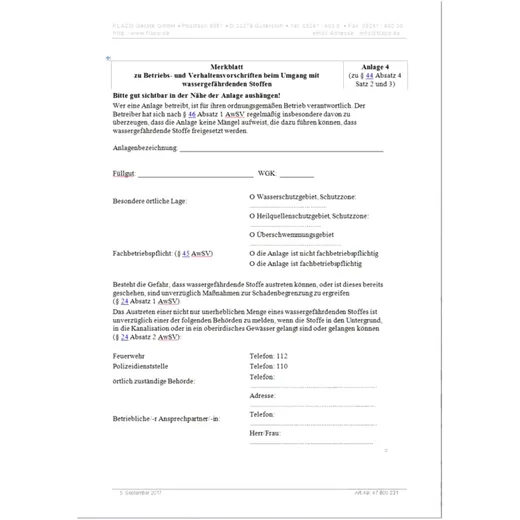 MERKBLATT AWSV