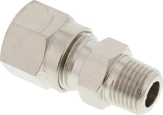 Screw Fitting AC for 8mm Tube, G 1/4" Steel