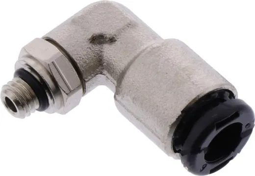 Angle Connector 6 mm M5 for KLINKENZYL. Walnut