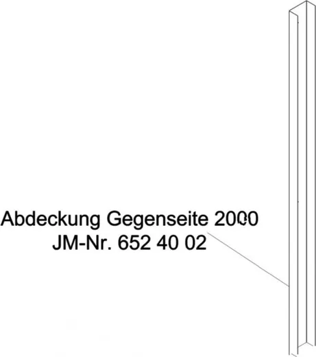Abdeckung für: JMP Fox 4000 H 2000 mm