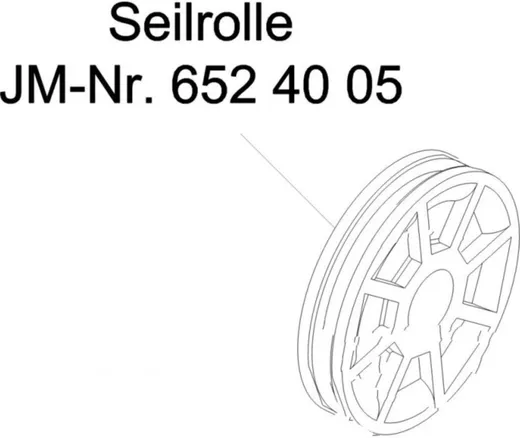 Seilrolle für JMP Fox 4000 H