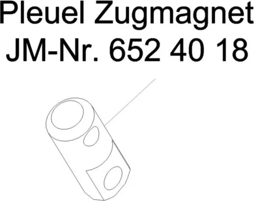 Pleuel Zugmagnet für JMP Fox 4000 H