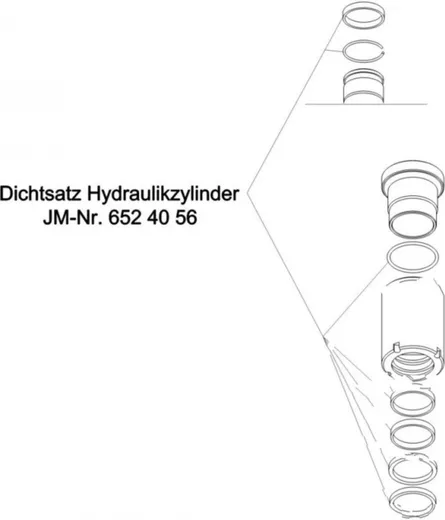 Dichtsatz für Hydraulikzylinder JMP Fox 4000 H