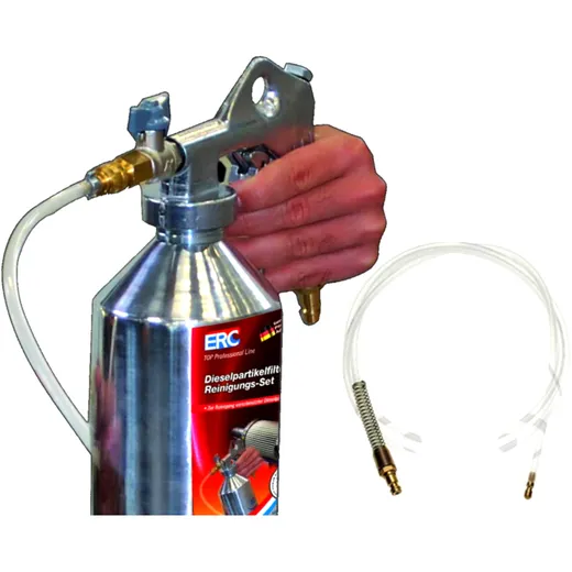 Druckbecherpistole Set für Dieselpartikelfilter Reinigung