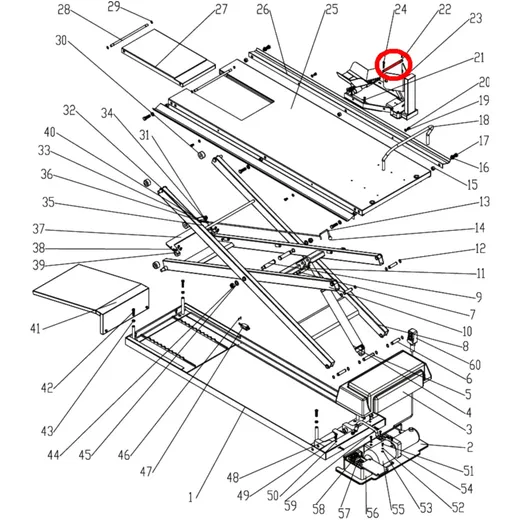 JMP Radhalter-Buchse für Hebebühne 500 / Lux_0