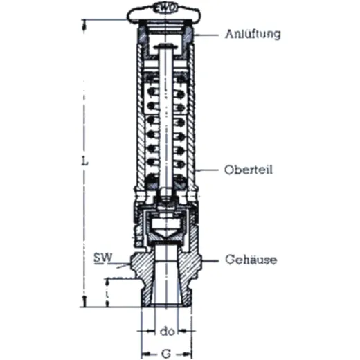 Safety Valve DN 8, 11 bar for Pressure Tanks_0