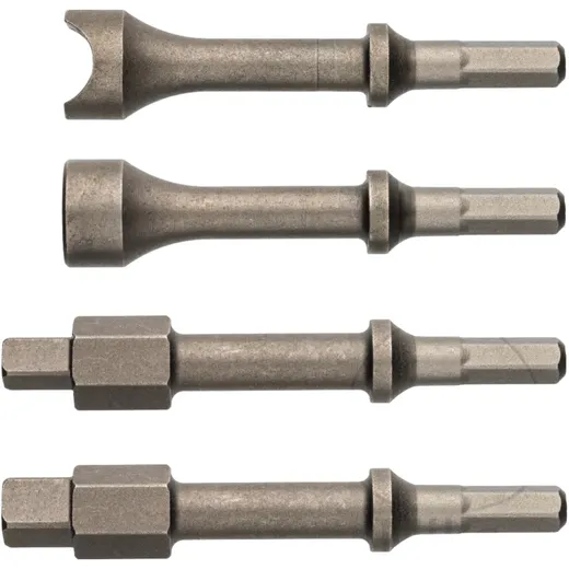 4-Piece Vibration Chisel Set for Motorcycle Repairs