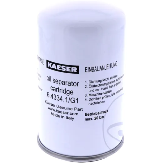 OIL SEPARATOR for Screw Compressors Kaeser 76X131 mm