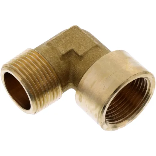Angle Elbow 90° G 3/4" female, R 3/4" male in Brass