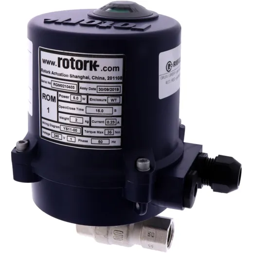 BALL VALVE G1/2 for electric actuator