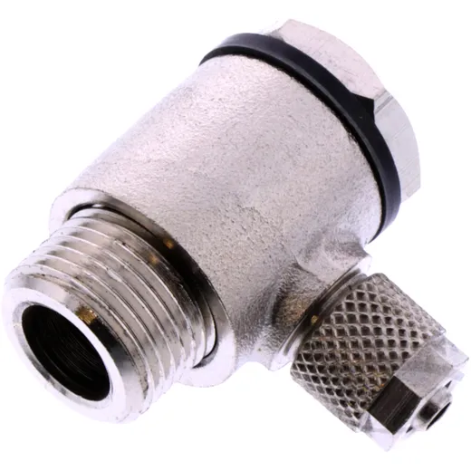 Winkel-Schwenkverschraubung G 3/8 für PA Rohr 6 mm