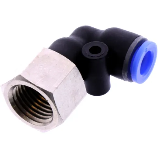 Angle Push-Fit Connector 6 mm G1/4 Internal