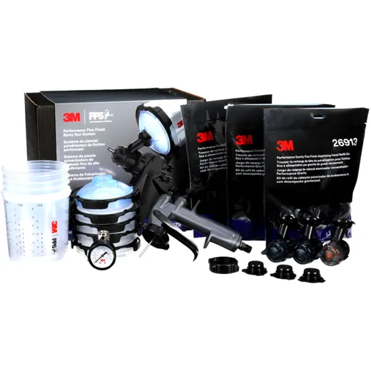 Lackierpistole HVLP Set mit Fließbecher